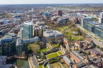 Abbey St, Reading, BKS - Vue aérienne  vue de carte