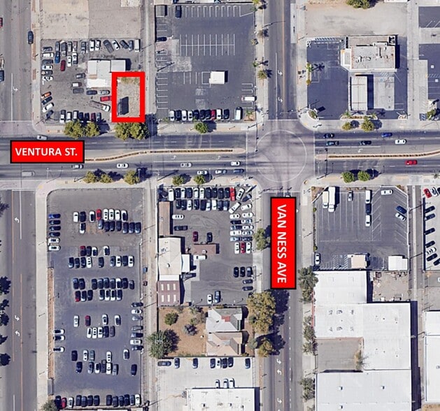 2023 Ventura St, Fresno, CA à vendre - Aérien – Image 2 sur 3