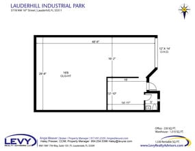 3700-3798 NW 16th St, Lauderhill, FL à louer Plan d’étage– Image 2 sur 2