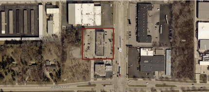 8025-8055 N 76th St, Milwaukee, WI - VUE AÉRIENNE  vue de carte