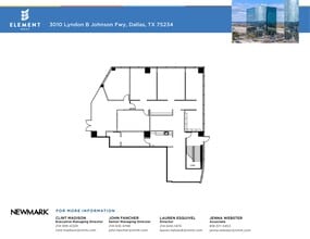 3010 Lyndon B Johnson Fwy, Dallas, TX à louer Plan d’étage– Image 2 sur 2