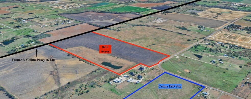 TBD Farm to Market 455, Celina, TX à vendre - Aérien – Image 3 sur 8