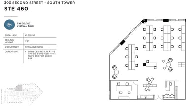 303 2nd St, San Francisco, CA à louer Plan d’étage– Image 1 sur 1