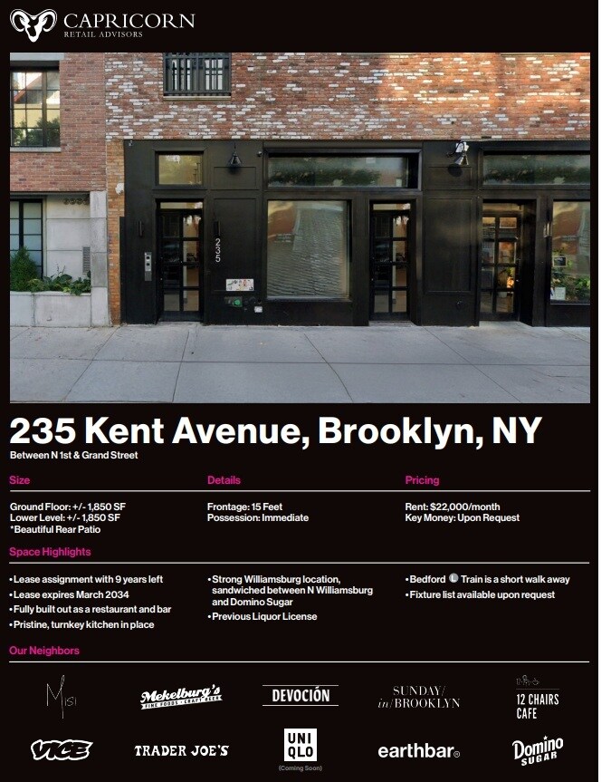235 Kent Ave, Brooklyn, NY à louer Photo de l’immeuble– Image 1 sur 4