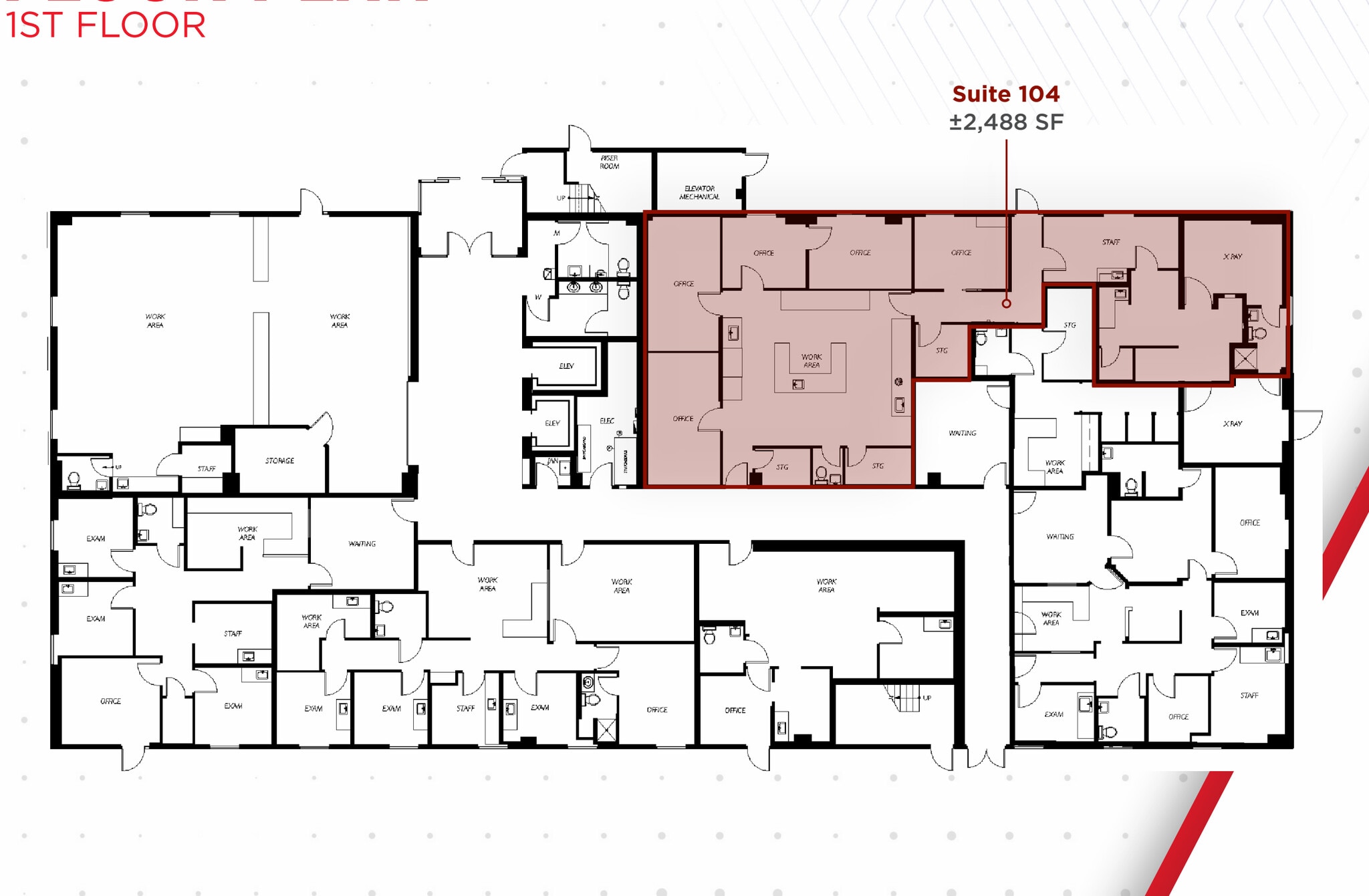 2323 16th St, Bakersfield, CA à louer Plan d’étage– Image 1 sur 1