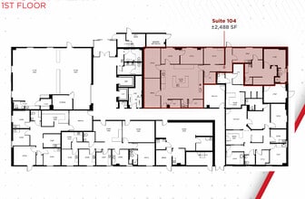 2323 16th St, Bakersfield, CA à louer Plan d’étage– Image 1 sur 1