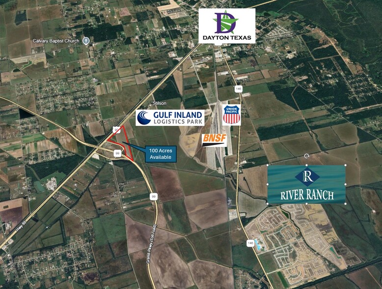 Highway 90 and Highway 99, Dayton, TX à vendre - Aérien – Image 3 sur 5