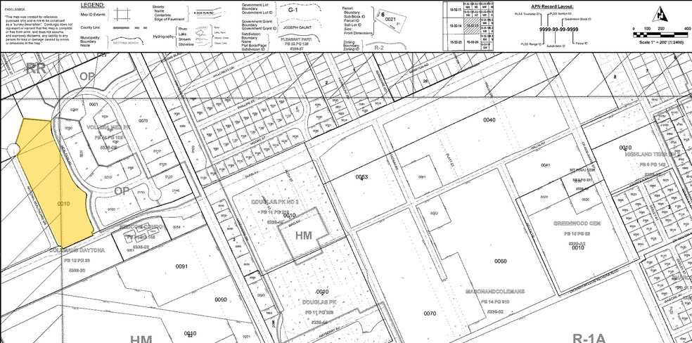 551 National Health Care Dr, Daytona Beach, FL à vendre - Plan cadastral – Image 2 sur 22