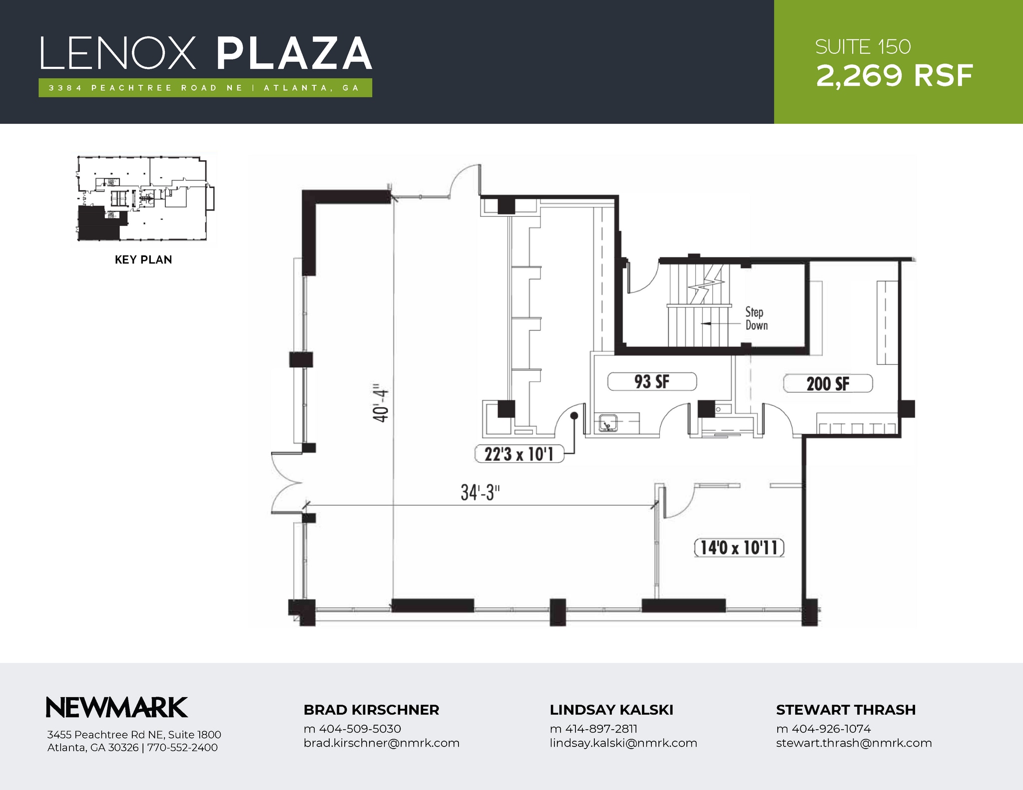 3384 Peachtree Rd NE, Atlanta, GA à louer Plan d’étage– Image 1 sur 1