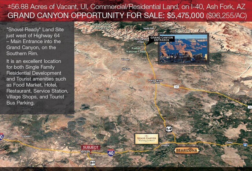 I 40 & SR 89, Ash Fork, AZ à vendre - Photo de l’immeuble – Image 1 sur 5