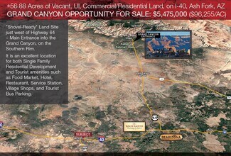 Plus de détails pour I 40 & SR 89, Ash Fork, AZ - Terrain à vendre