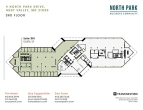 4 North Park Dr, Hunt Valley, MD à louer Plan d’étage– Image 1 sur 1