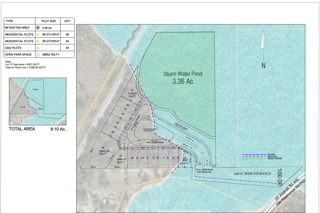 Old Kissimmee Road, Davenport, FL à vendre Plan de site– Image 1 sur 2