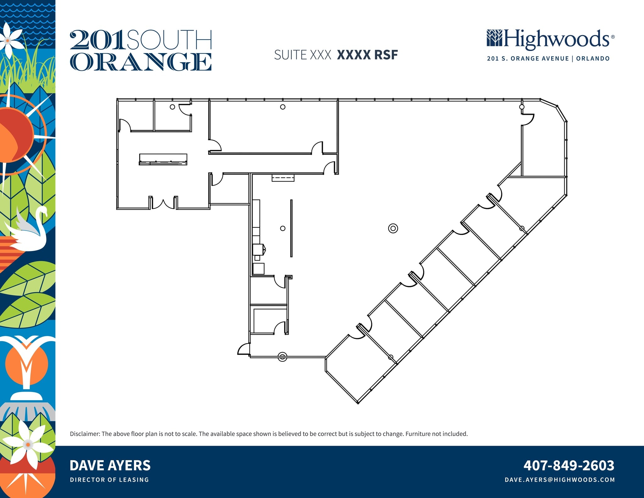 201 S Orange Ave, Orlando, FL à louer Plan de site– Image 1 sur 1