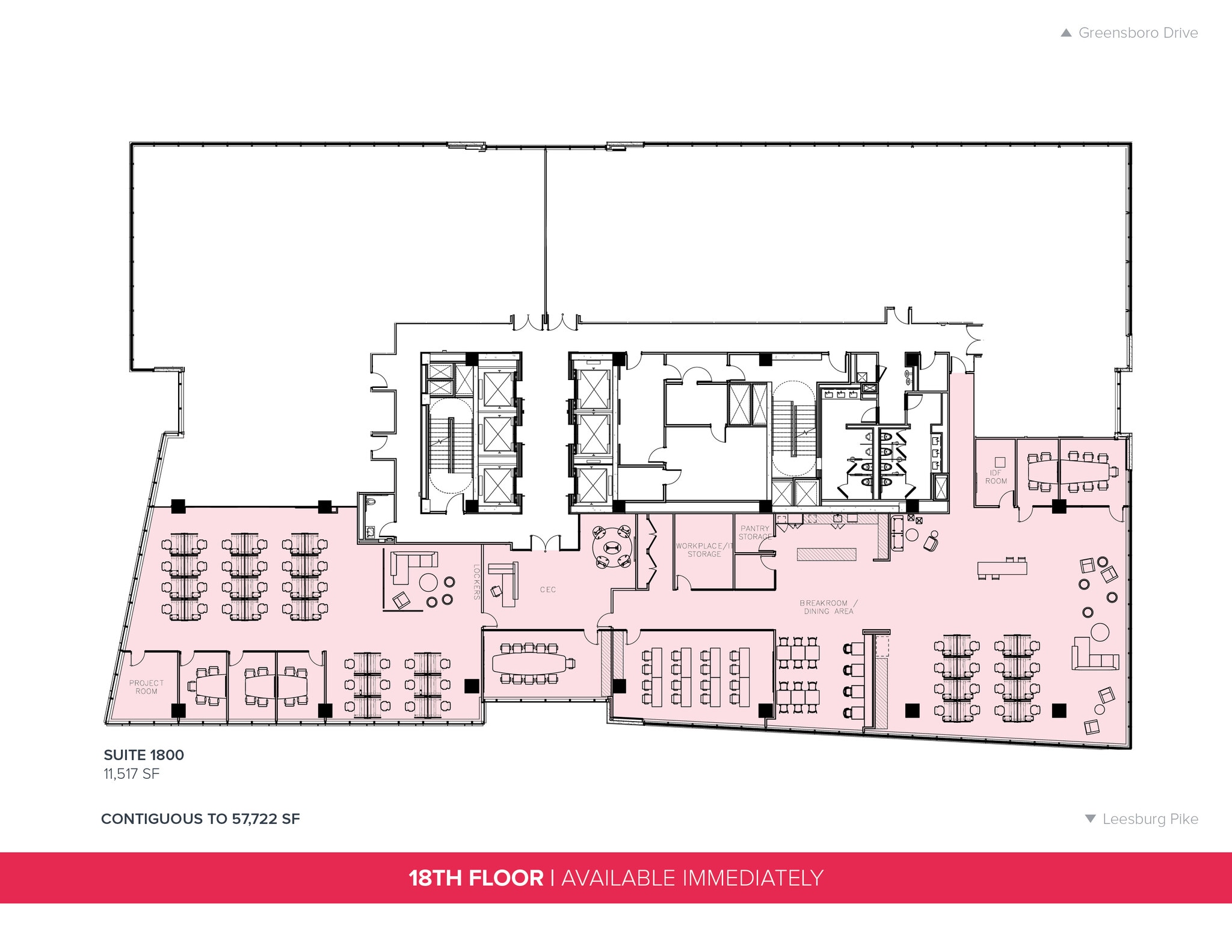 8350 Broad St, McLean, VA à louer Plan d’étage– Image 1 sur 7