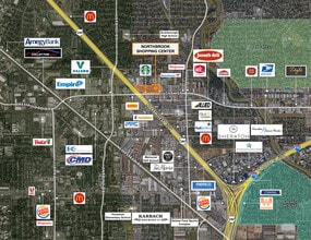 5240-5392 W 34th St, Houston, TX - Vue aérienne vue de carte