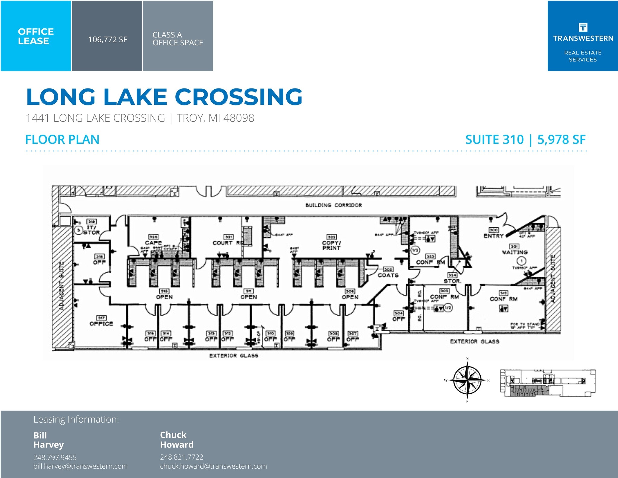 1441 W Long Lake Rd, Troy, MI à louer Plan de site– Image 1 sur 1