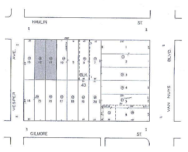 14546 Hamlin St, Van Nuys, CA à vendre - Plan cadastral – Image 2 sur 33