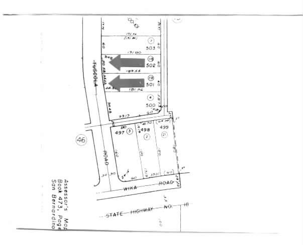 15995 Tuscola Rd, Apple Valley, CA à louer - Plan cadastral – Image 2 sur 7