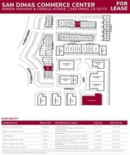 414-418 Borrego Ct, San Dimas, CA à louer Plan de site– Image 1 sur 1
