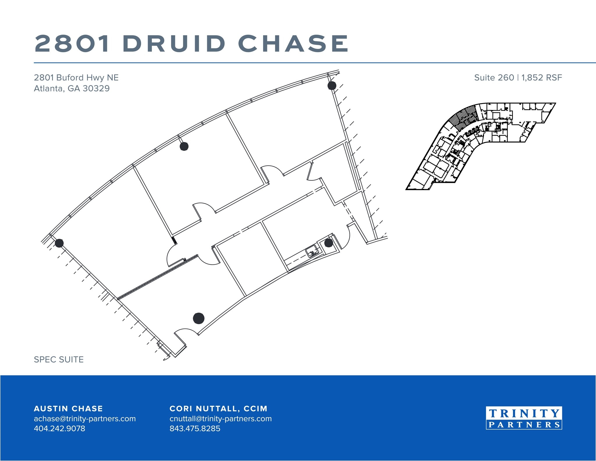 2801 Buford Hwy NE, Atlanta, GA à louer Plan de site– Image 1 sur 1