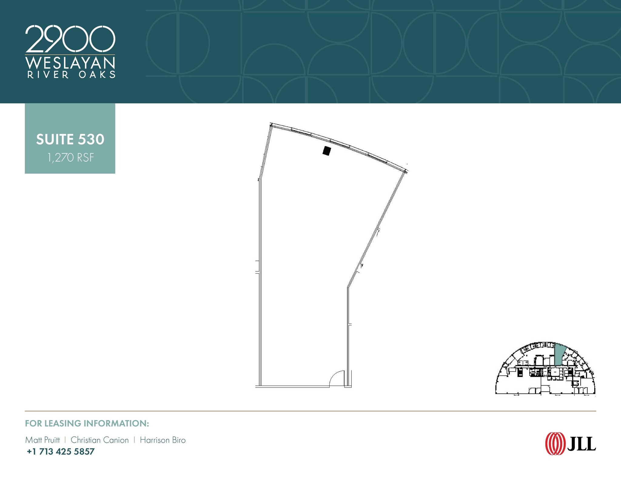 2900 Weslayan St, Houston, TX à louer Plan d’étage– Image 1 sur 1