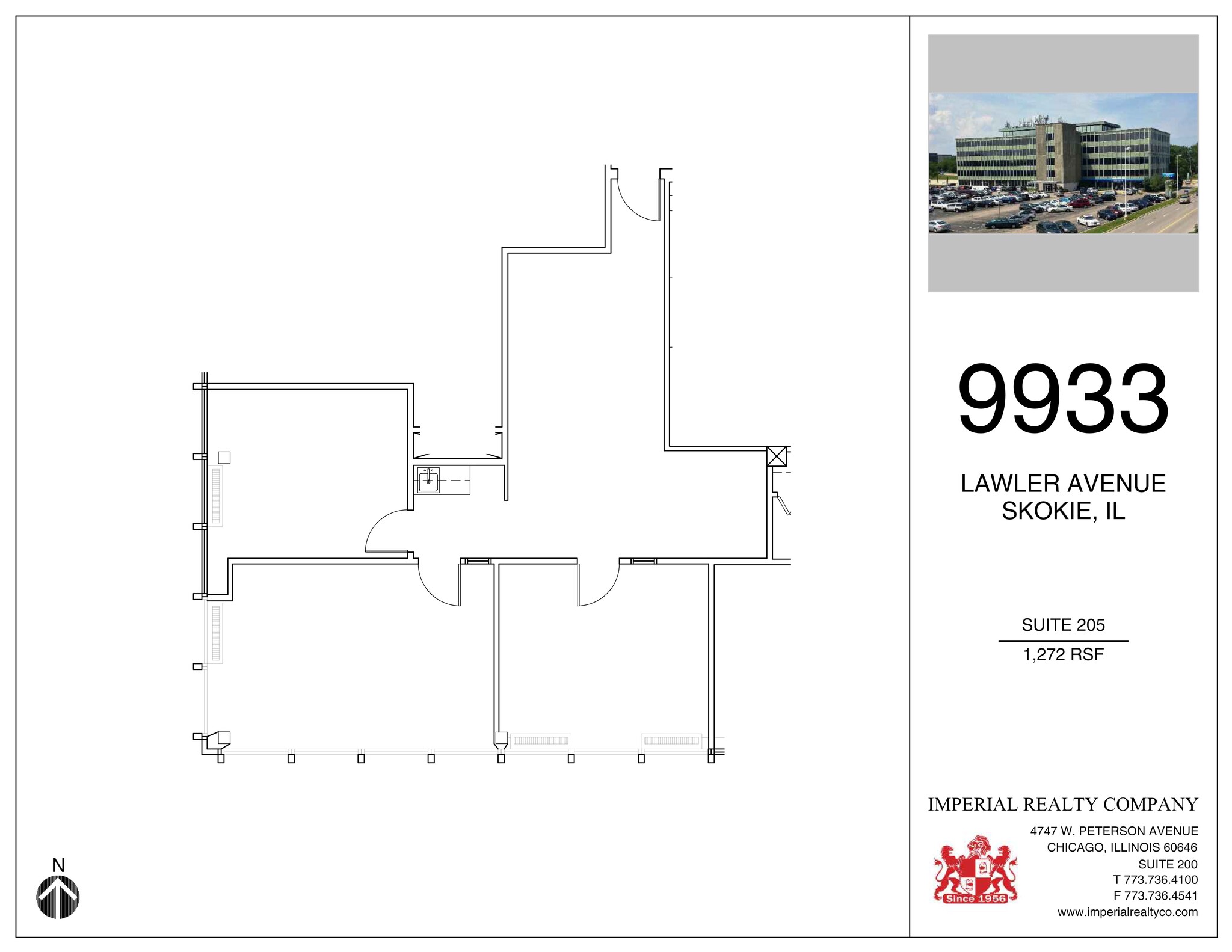 9933 Lawler Ave, Skokie, IL à louer Plan de site– Image 1 sur 1