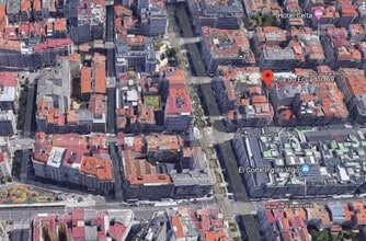Vigo, PON - Vue aérienne vue de carte