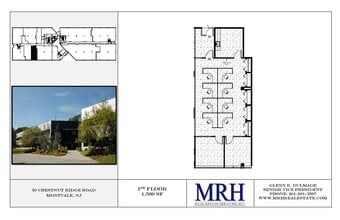 50 Chestnut Ridge Rd, Montvale, NJ à louer Plan d’étage– Image 1 sur 1