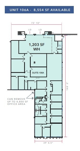 45 Horsehill Rd, Cedar Knolls, NJ à louer Plan d’étage– Image 1 sur 1