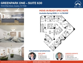 7515 S Main St, Houston, TX à louer Plan d’étage– Image 1 sur 1