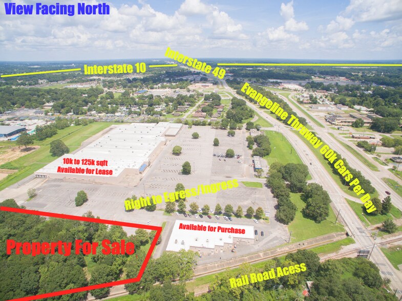 1229 NW Evangeline Trwy, Lafayette, LA à louer - Aérien – Image 3 sur 11