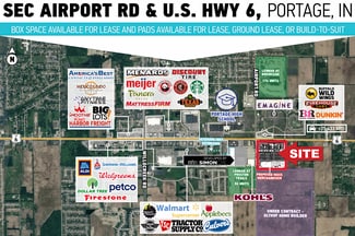 Plus de détails pour SEC Airport Rd & US Hwy 6, Portage, IN - Local commercial à louer