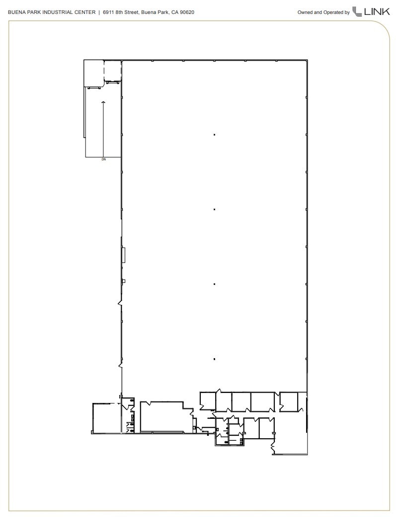 6781 8th St, Buena Park, CA à louer Plan d’étage– Image 1 sur 2
