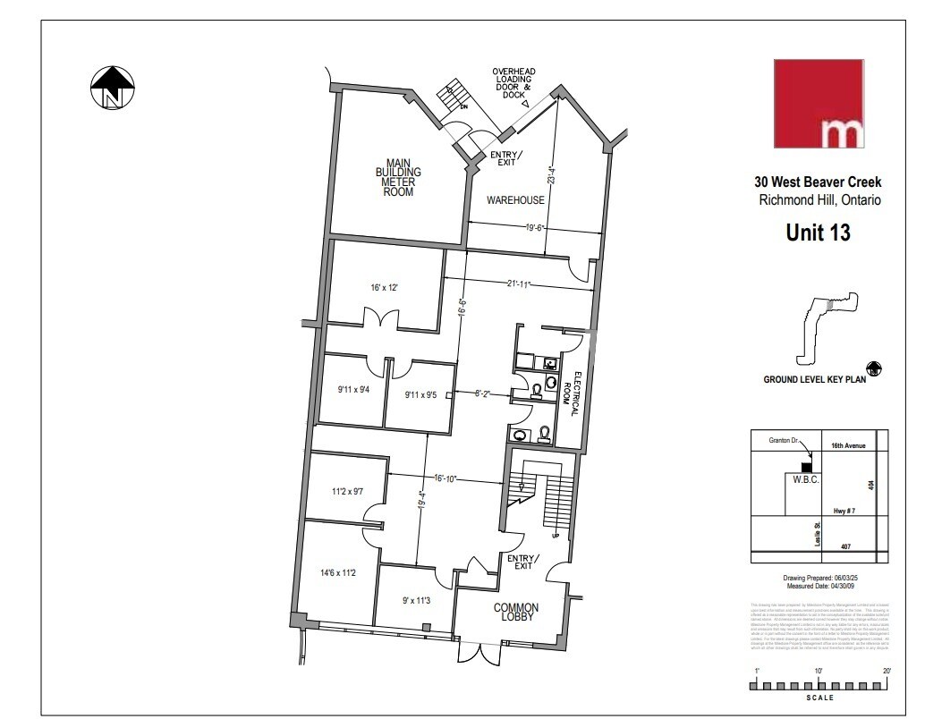 30 W Beaver Creek Rd, Richmond Hill, ON à louer Plan d’étage– Image 1 sur 1