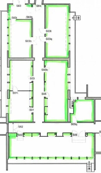 Bureau dans Pau à louer - Plan d’étage – Image 2 sur 3