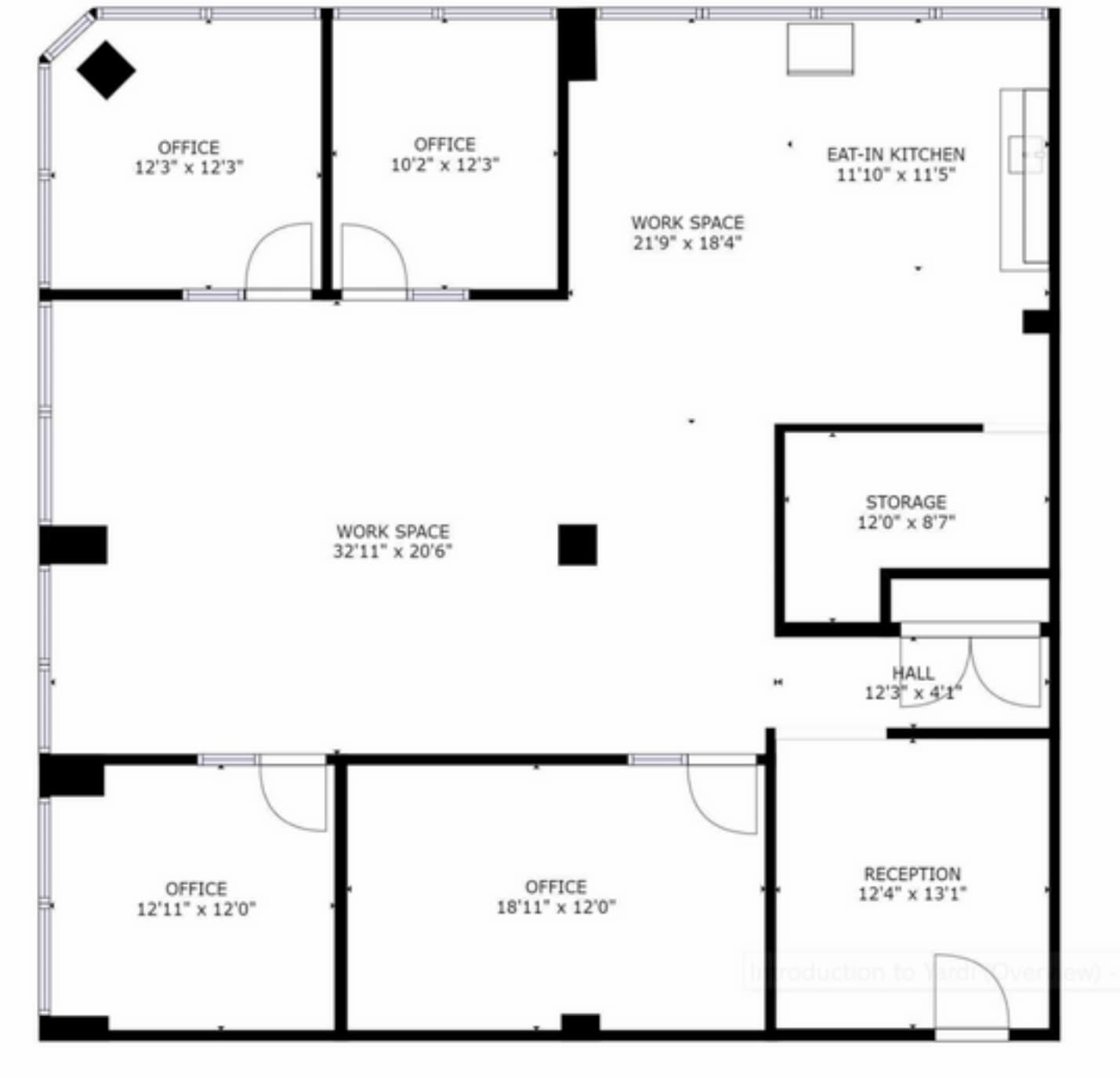 6299 Airport Rd, Mississauga, ON à louer Plan d’étage– Image 1 sur 1