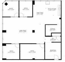 6299 Airport Rd, Mississauga, ON à louer Plan d’étage– Image 1 sur 1