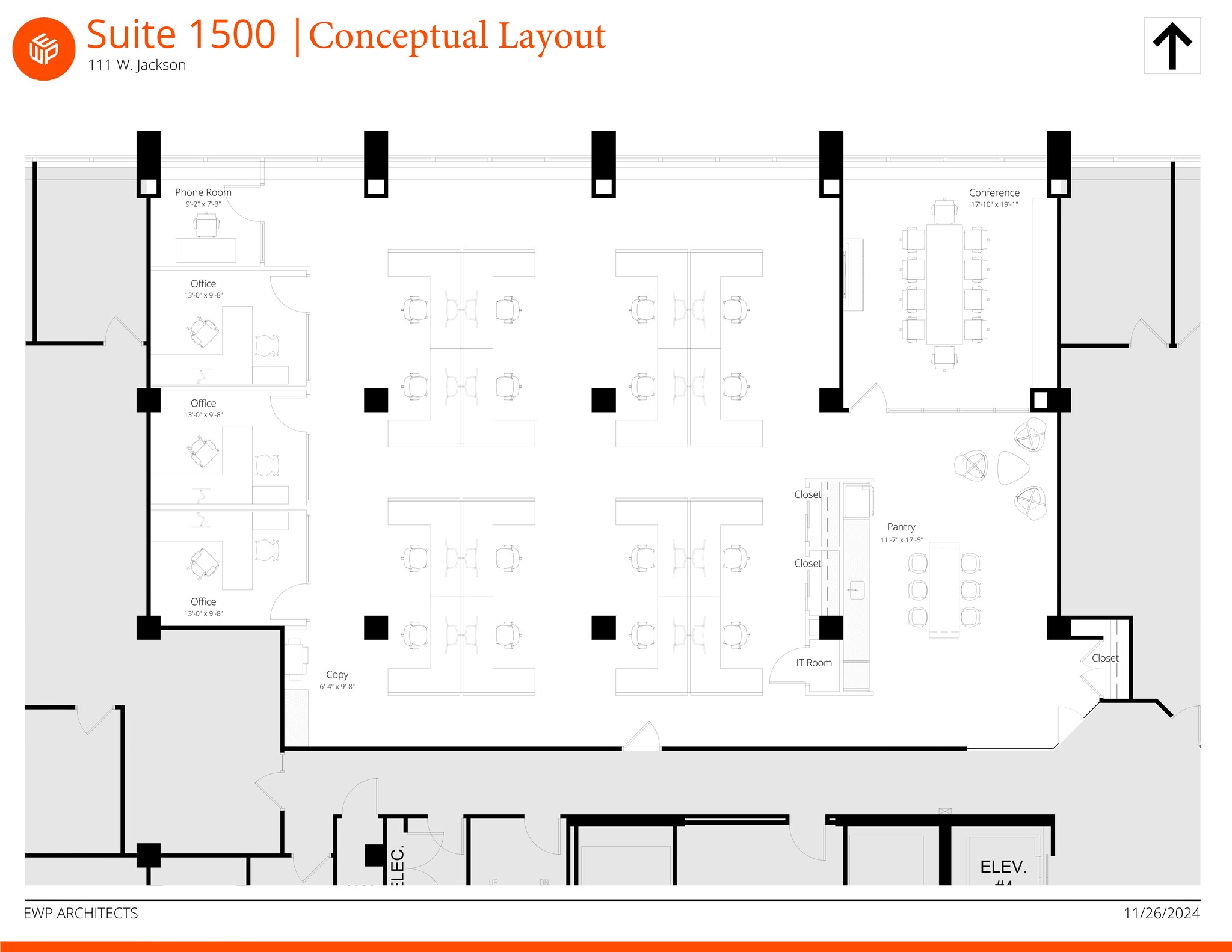 111 W Jackson Blvd, Chicago, IL à louer Plan de site– Image 1 sur 5