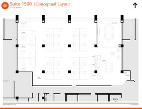 111 W Jackson Blvd, Chicago, IL à louer Plan de site– Image 1 sur 5