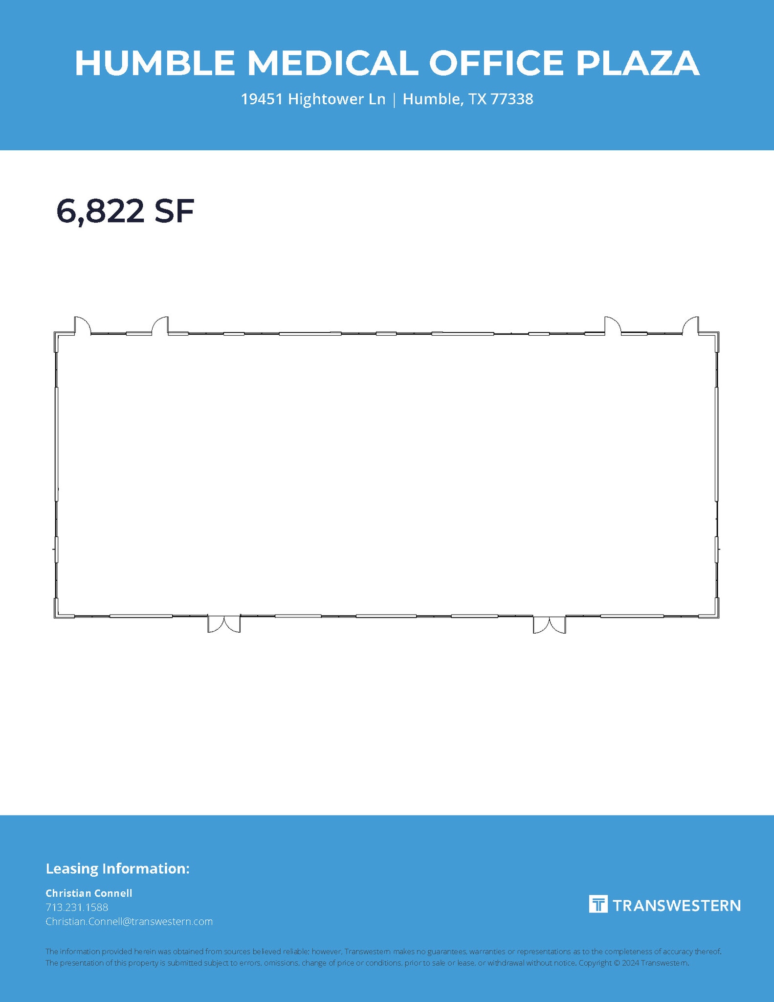 19451 Hightower Ln, Humble, TX à louer Plan d’étage– Image 1 sur 1