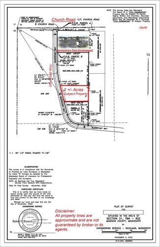 Plus de détails pour 0 Gluckstadt Way, Madison, MS - Terrain à vendre