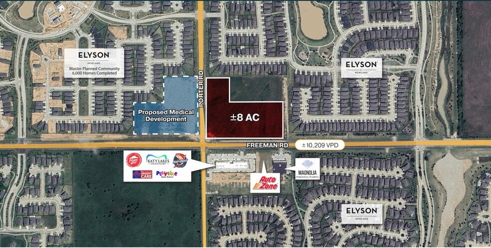 NEC of Freeman Rd & Porter Rd, Katy, TX à louer - Photo principale – Image 1 sur 3