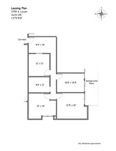 2755 S Locust St, Denver, CO à louer Plan de site– Image 1 sur 1