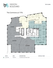 1776 Wilson Blvd, Arlington, VA à louer Plan d’étage– Image 1 sur 1