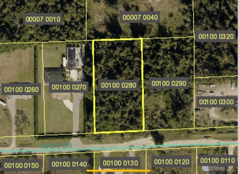 1807 Wade Dr, Cape Coral, FL à vendre - Plan de site – Image 2 sur 4