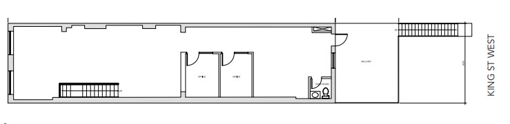 367 King St W, Toronto, ON à louer Plan d’étage– Image 1 sur 1