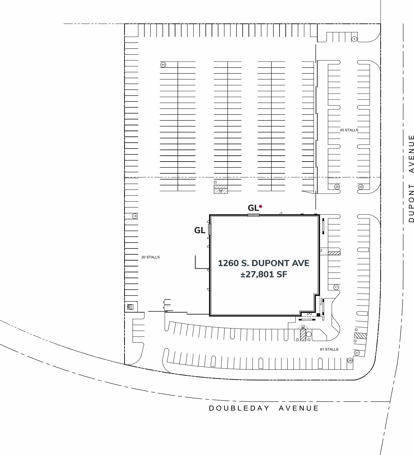 1260 S Dupont Ave, Ontario, CA à louer Plan de site– Image 1 sur 1