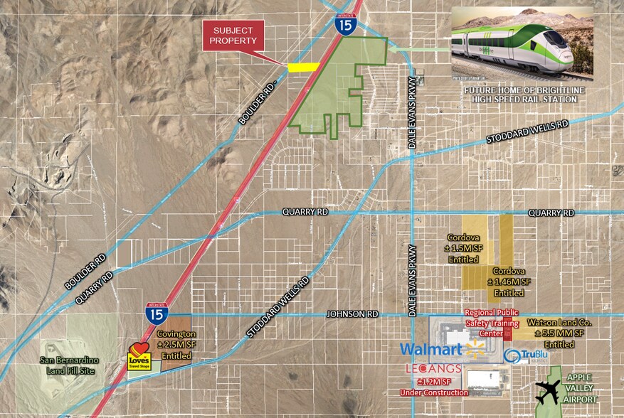 I-15 Interstate Rd, Apple Valley, CA à vendre - Photo principale – Image 1 sur 1