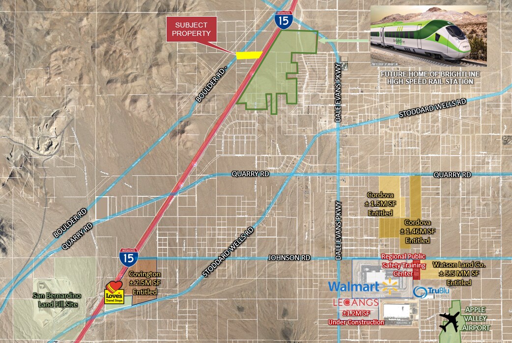 I-15 Interstate Rd, Apple Valley, CA à vendre Photo principale– Image 1 sur 2
